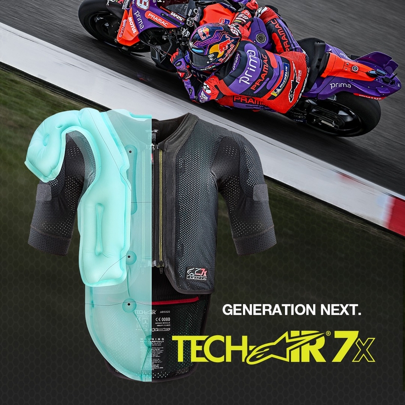 Chaleco airbag Alpinestars TECH-AIR®7X system negro-rojo liquidación