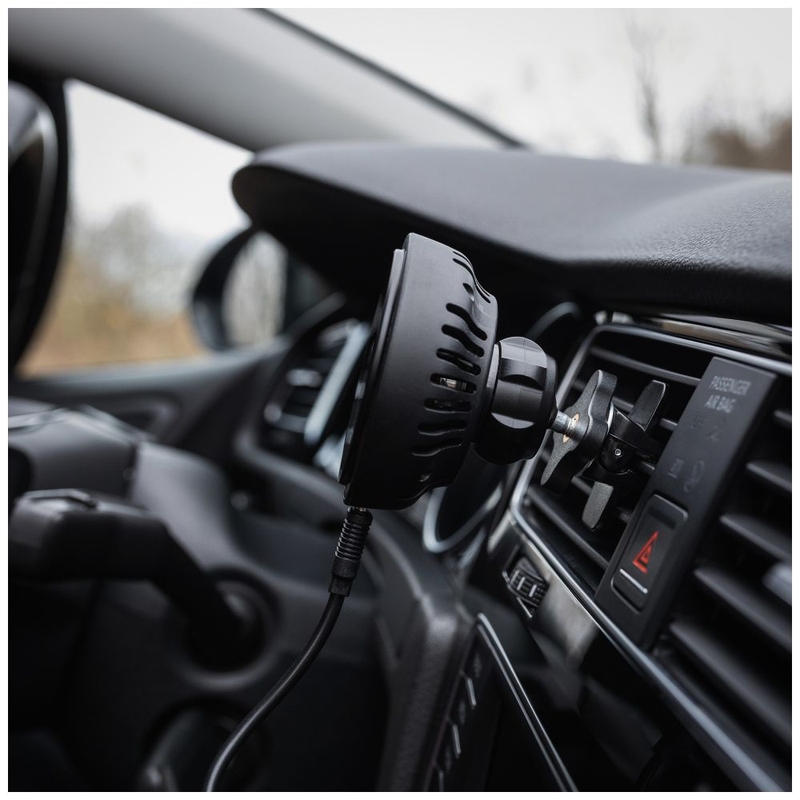 FIXED MagCool Soporte de Carga Inalámbrico con Refrigeración Activa con Soporte MagSafe Negro 15W