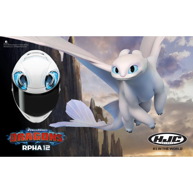 Casco integral HJC RPHA 12 Light Fury Universal blanco-azul liquidación