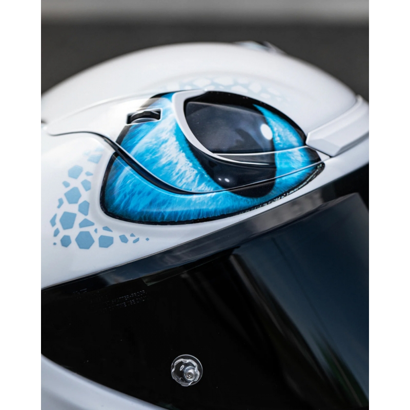 Casco integral HJC RPHA 12 Light Fury Universal blanco-azul liquidación