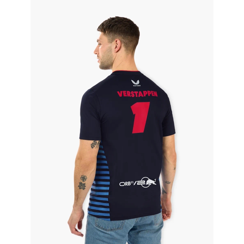 Camiseta Red Bull Racing F1 Max Verstappen azul oscuro