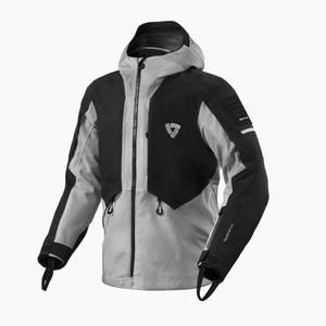 Chaqueta de moto Revit Tectonic H2O negro-gris