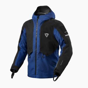 Chaqueta de moto Revit Tectonic H2O negro-azul