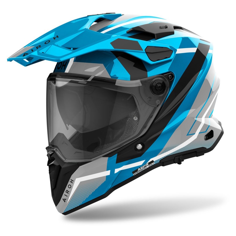 Casco de enduro Airoh Commander 2 Mavick azul brillante