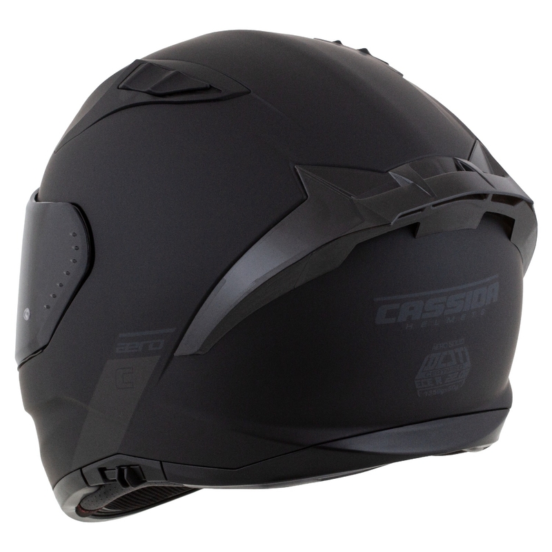 Casco de moto Cassida Aero integral negro-gris mate