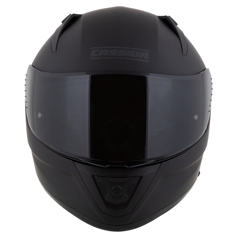 Casco de moto Cassida Aero integral negro-gris mate