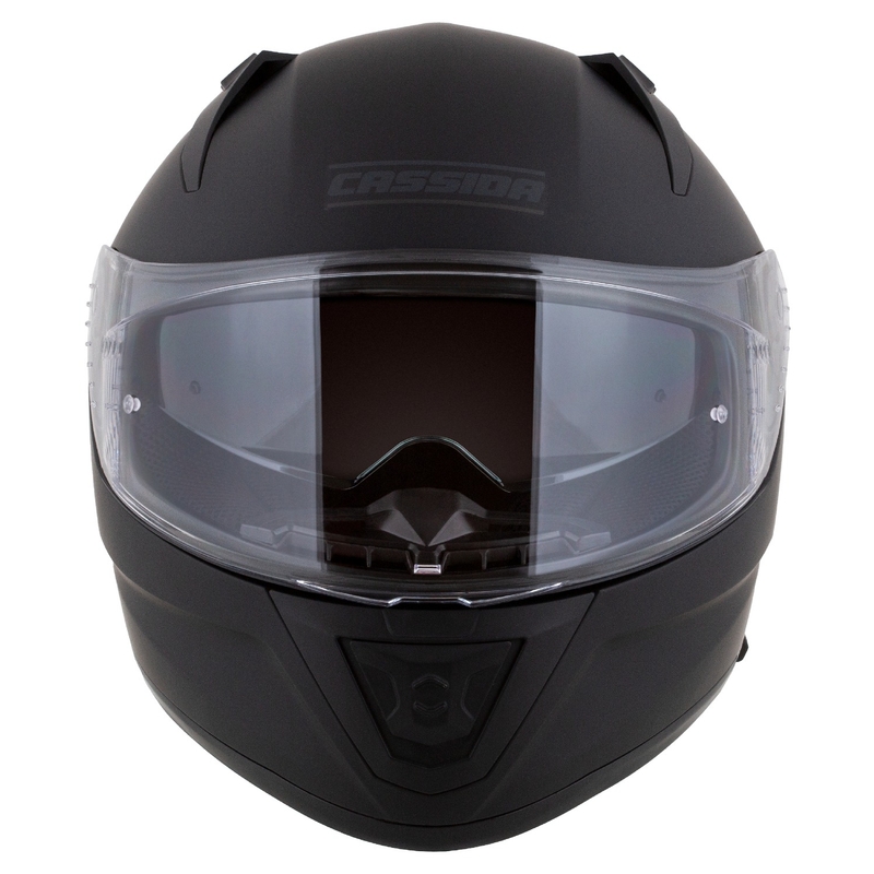 Casco de moto Cassida Aero integral negro-gris mate