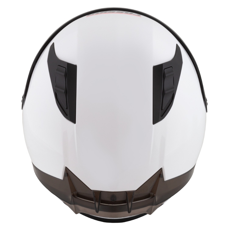 Casco integral de moto Cassida Aero blanco-negro mate