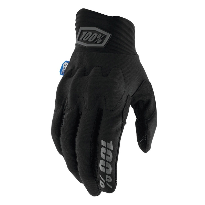 Guantes motocross 100% Cognito Smart Shock negro