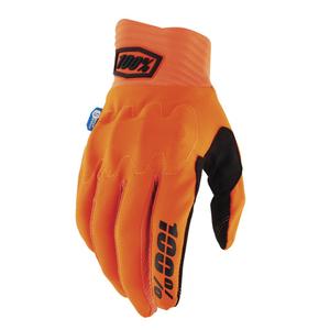 Guantes motocross 100% Cognito Smart Shock naranja fluo