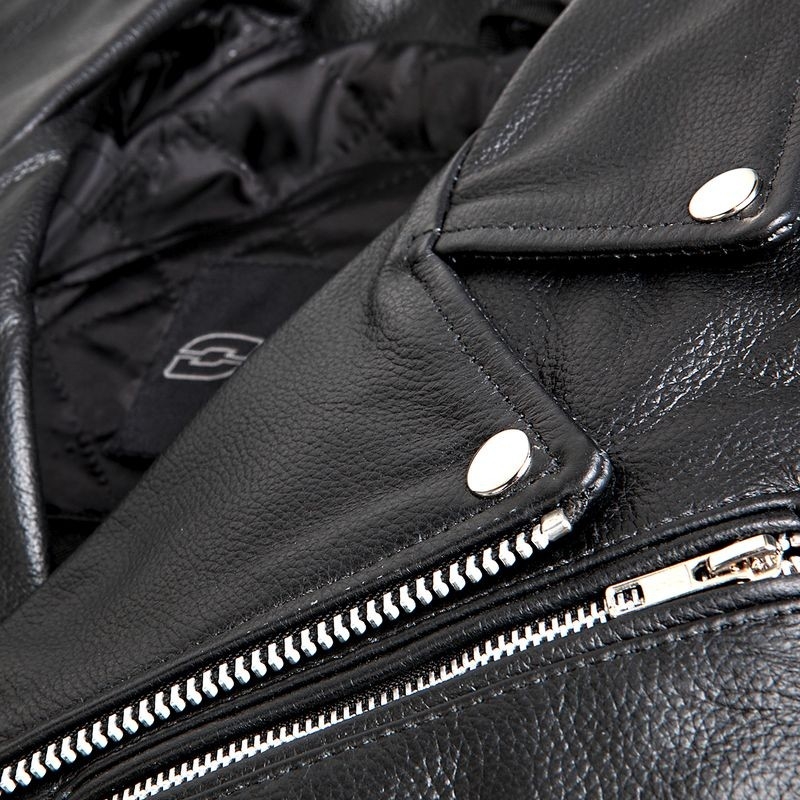 Chaqueta de moto Ozone Ramones para mujer Negro