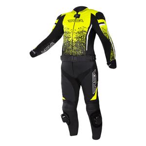 Mono de moto RSA GT2 negro-blanco-amarillo fluo - calidad II liquidación