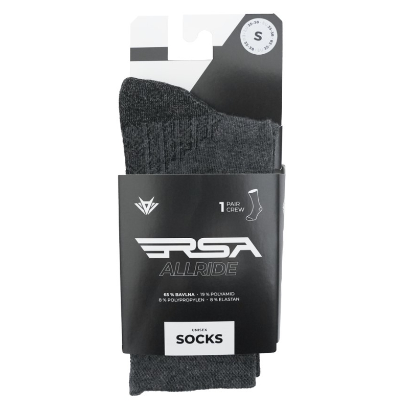 Calcetines RSA Allride gris claro