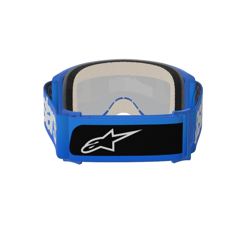Gafas de motocross Alpinestars Vision 5 Blaze azul con lente azul espejada