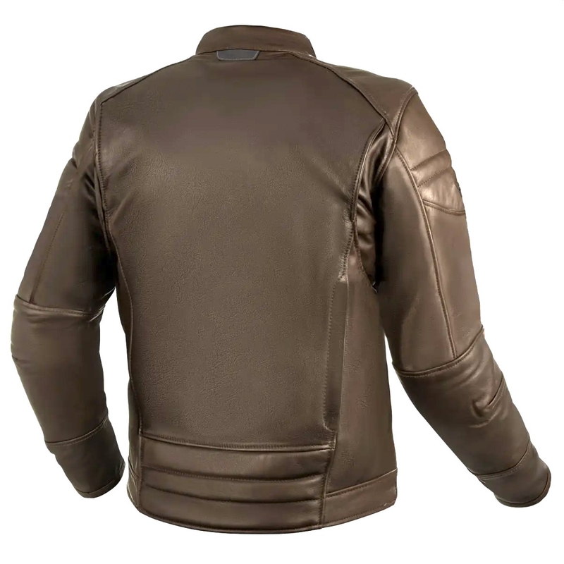 Cazadora de cuero para moto Shima Hunter+ 2.0 marrón