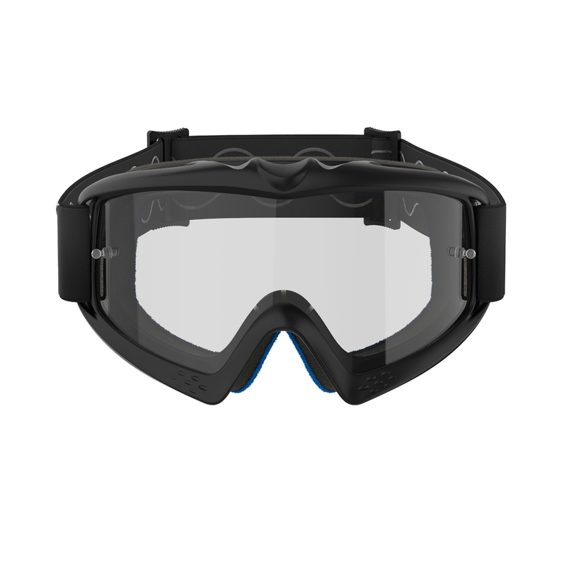 Gafas de motocross para niños Alpinestars Vision Youth Corp negras con lente transparente