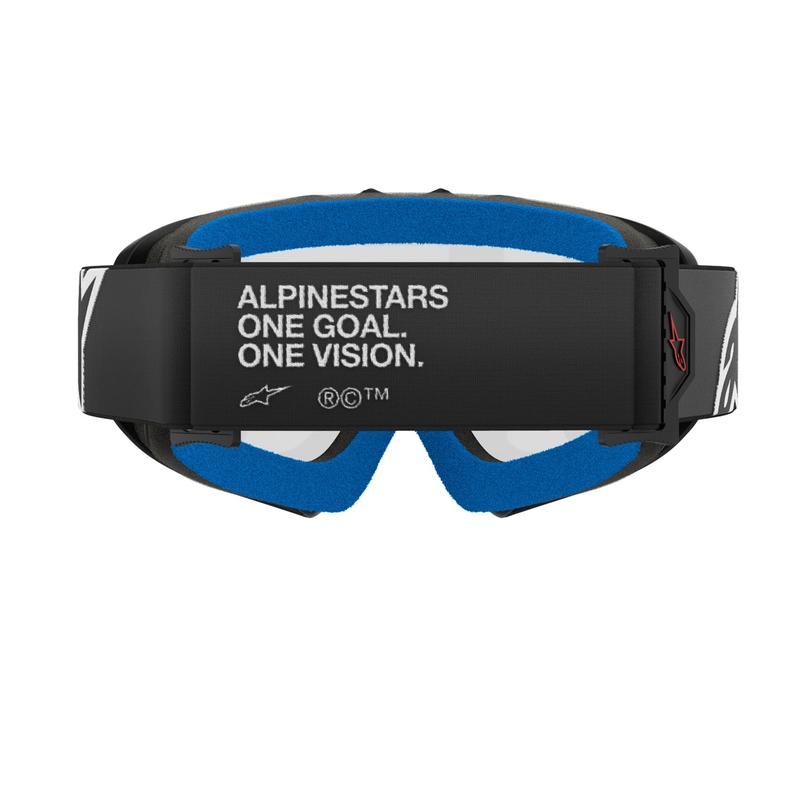 Gafas de motocross para niños Alpinestars Vision Youth Corp negras con lente transparente