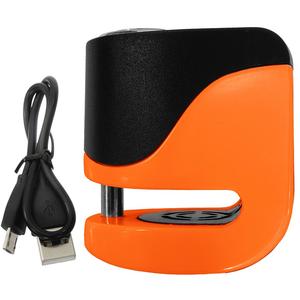 Bloqueo de freno de disco con alarma KOVIX KS6 naranja