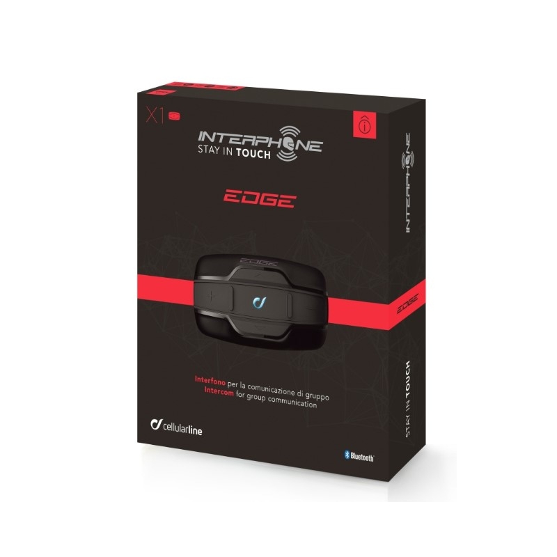 Bluetooth handsfree CellularLine Interphone EDGE - Single Pack