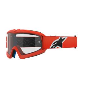 Alpinestars Vision Youth Corp gafas de motocross para niños naranja con lente transparente
