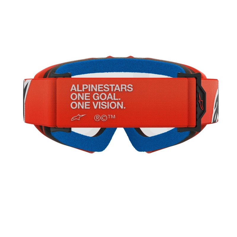 Alpinestars Vision Youth Corp gafas de motocross para niños naranja con lente transparente