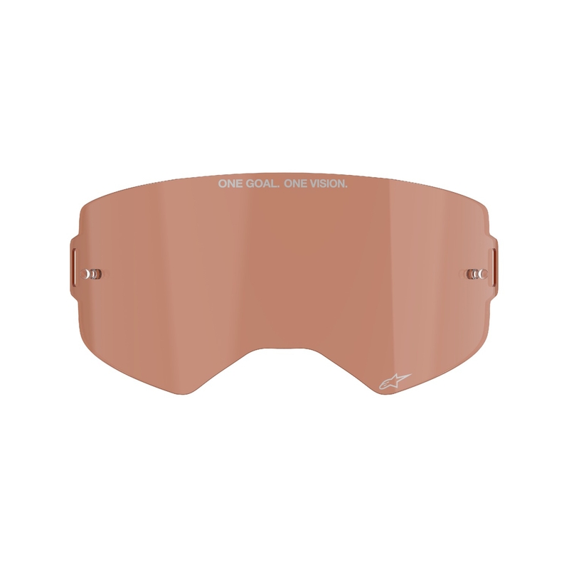 Plexi para gafas Alpinestars Supertech naranja-marrón-afterburn