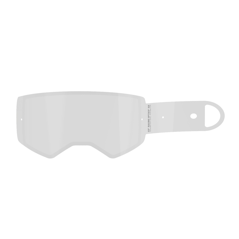 Alpinestars Supertech Racing Clips transparentes laminados para gafas de motocross