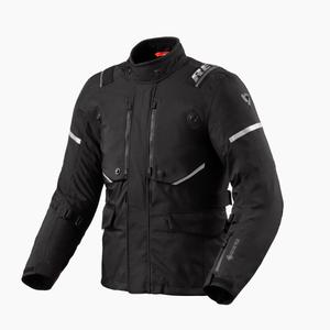 Chaqueta de moto Revit Vertical GTX negro-plata