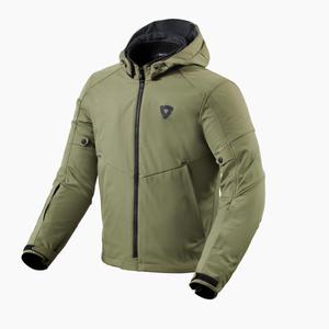 Chaqueta de moto Revit Afterburn H2O verde