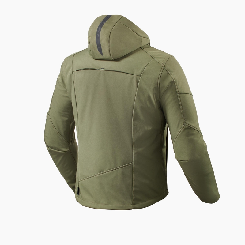 Chaqueta de moto Revit Afterburn H2O verde