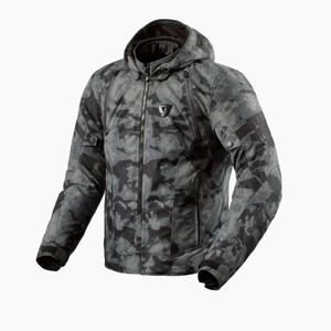 Chaqueta de moto para mujer Revit Flare 3 H2O camo gris oscuro