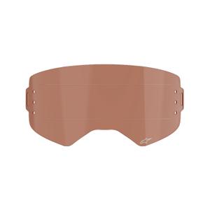 Plexi para gafas Alpinestars Supertech para sistema roll-off naranja-marrón afterburn