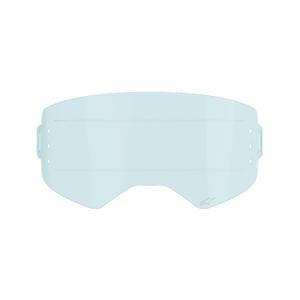 Plexi para gafas Alpinestars Supertech para sistema roll-off azul