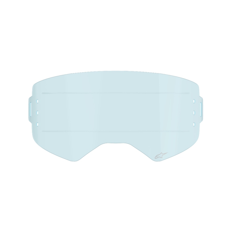 Plexi para gafas Alpinestars Supertech para sistema roll-off azul