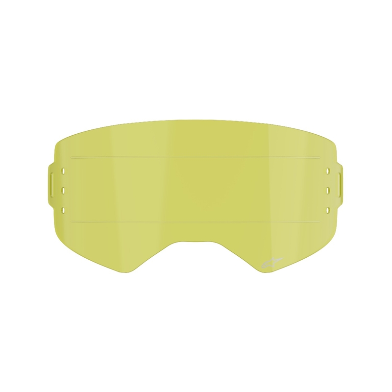 Plexi para gafas Alpinestars Supertech para sistema roll-off amarillo