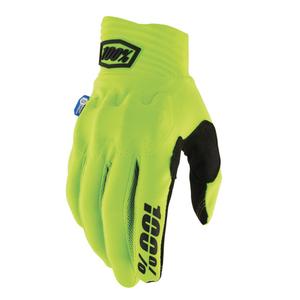 Guantes motocross 100% Cognito Smart Shock amarillo fluo