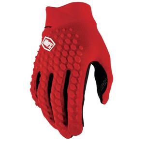 Guantes de motocross 100% Geomatic rojo