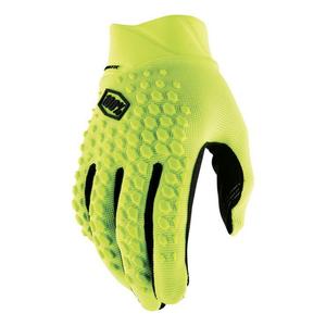 Guantes de motocross 100% Geomatic amarillo fluo