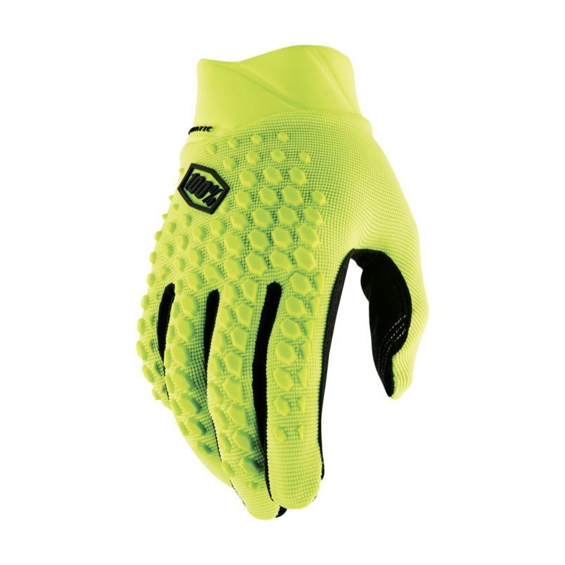 Guantes de motocross 100% Geomatic amarillo fluo