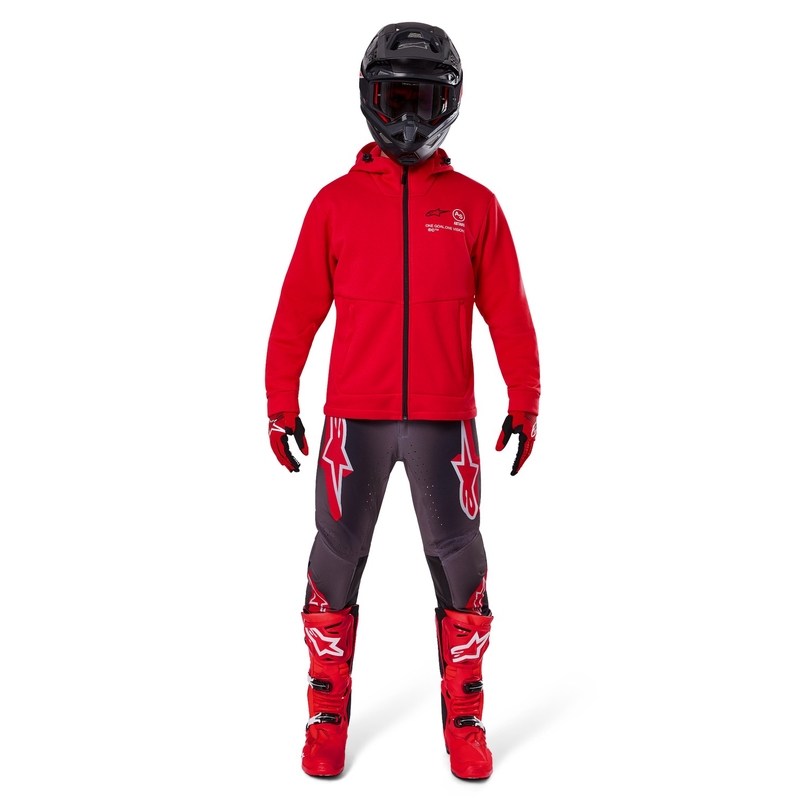 Forro polar Alpinestars Racer MX rojo