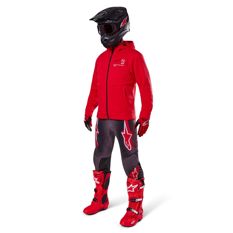 Forro polar Alpinestars Racer MX rojo
