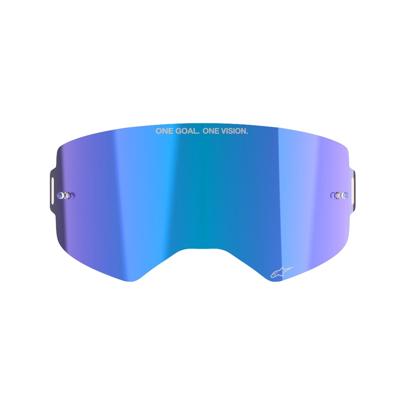 Plexiglás para gafas Alpinestars Supertech Absolute Vision™ azul espejo