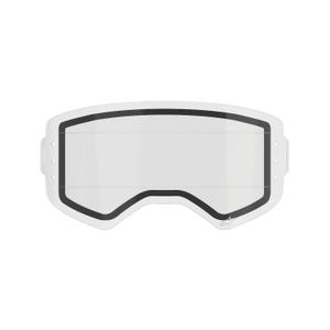 Lente de gafa Alpinestars Supertech con doble antivaho para sistema roll-off transparente