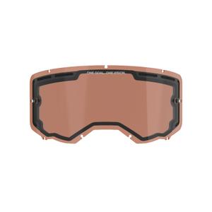 Plexiglás para Alpinestars Vision 8/5/3 doble antivaho naranja marrón afterburn