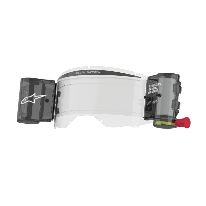 Juego de recambio Alpinestars Roll-off Wide Vision para gafas Vision 8/5/3 con pasadores para láminas arrancables plexi transparente