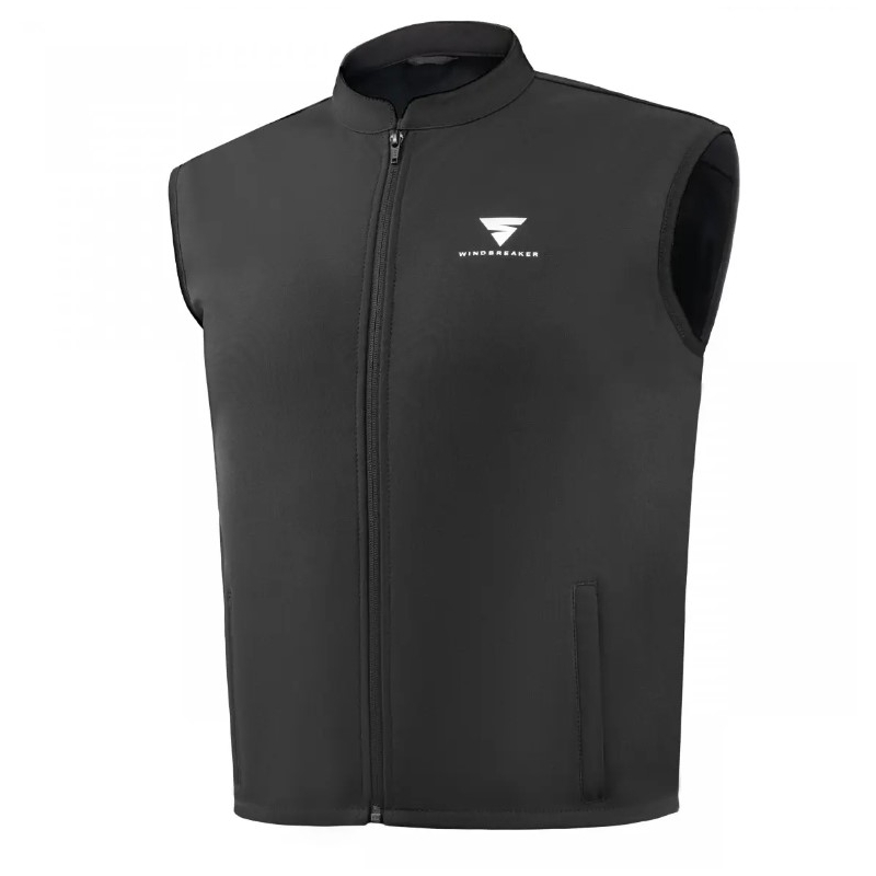 Chaleco Softshell Shima Cortaviento negro