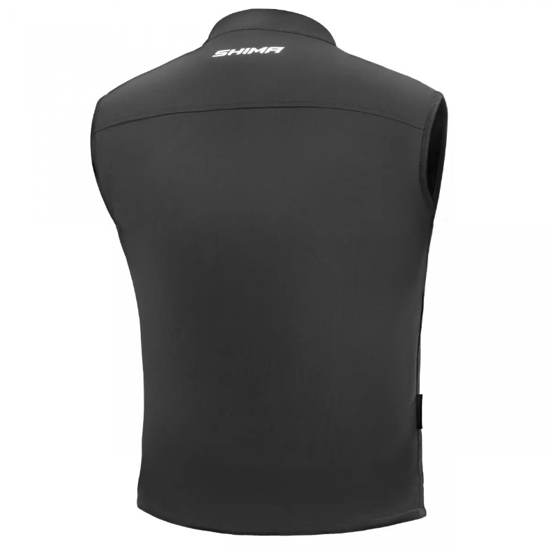 Chaleco Softshell Shima Cortaviento negro