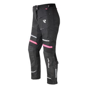 Pantalón de moto Street Racer Betty II negro y rosa para mujer