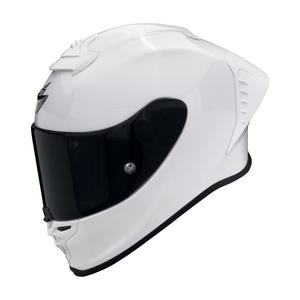 Casco integral de moto Scorpion EXO-R1 EVO AIR FIM Racing #1 Solid Pearl White