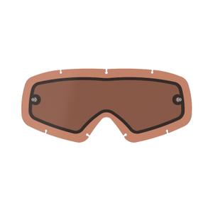 Alpinestars Vision Youth doble antiempañamiento naranja-marrón-afterburn máscara infantil plexi